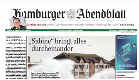 Hamburger Abendblatt prämiert die Anzeige des Jahres - Hamburger Abendblatt