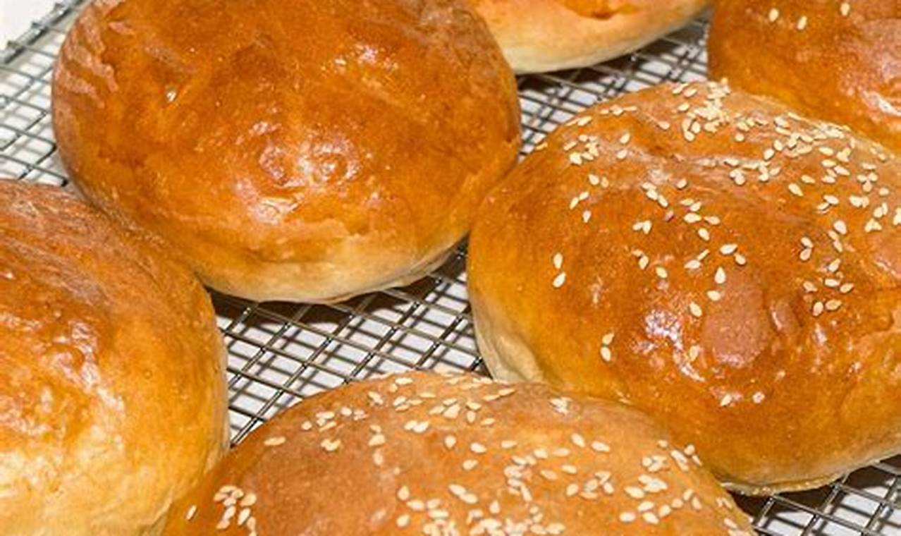 Resep Roti Hamburger dengan Tepung Roti: Lembut dan Mengembang Sempurna