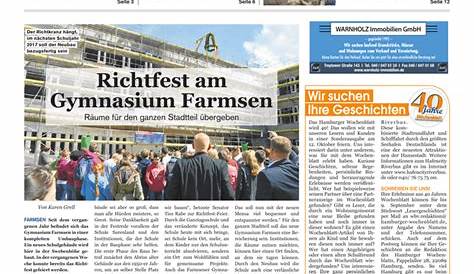 Anzeige nicht zuverlässig - Hamburger Wochenblatt