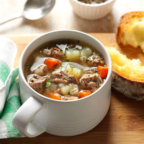 hamburger and barley soup