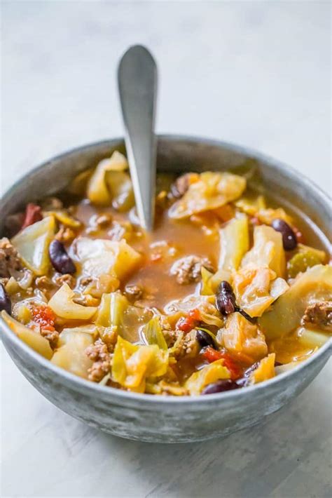 Hamburger Cabbage Soup
