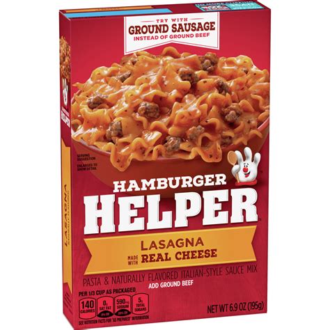 hamburger helper lasagna discontinued