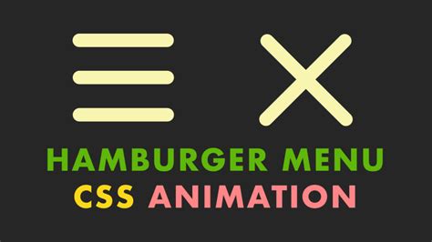 hamburger menu css codepen