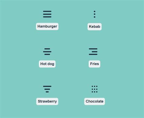 hamburger menu examples css