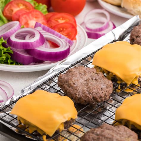 hamburger patties cooked in oven