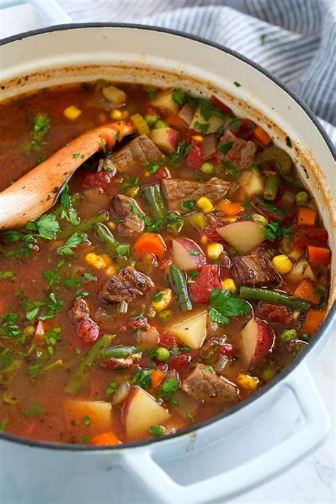 hamburger vegetable soup recipes from scratch