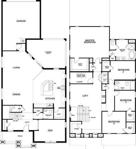 hamilton floor plan kb homes