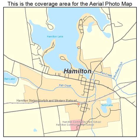 Hamilton Indiana Map