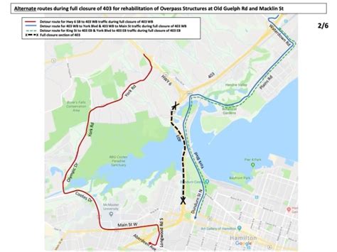 Hamilton Road Closures