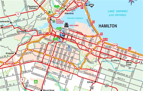 Hamilton Road Map