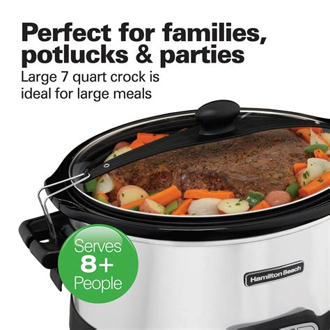 2in1 Air Fry Slow Cooker 6 Quart Capacity 33061