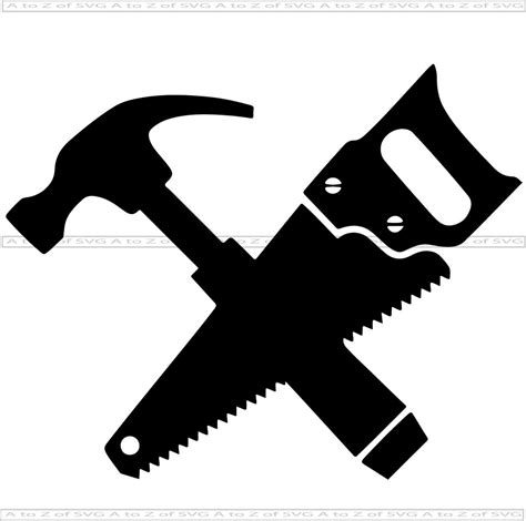 hammer and saw svg