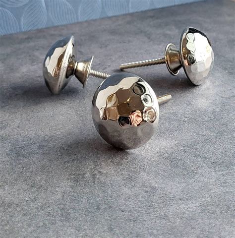 Hammered Chrome Cabinet Pulls