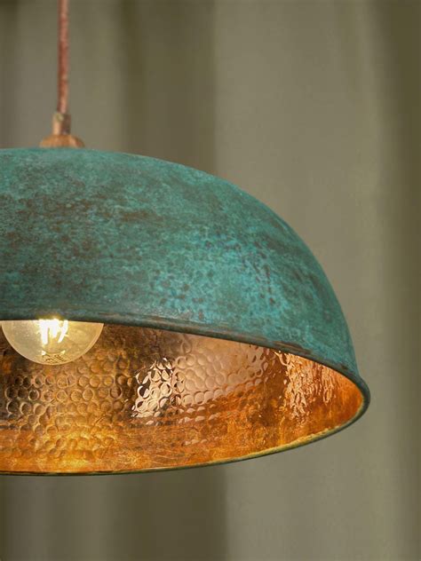 Hammered Copper Light