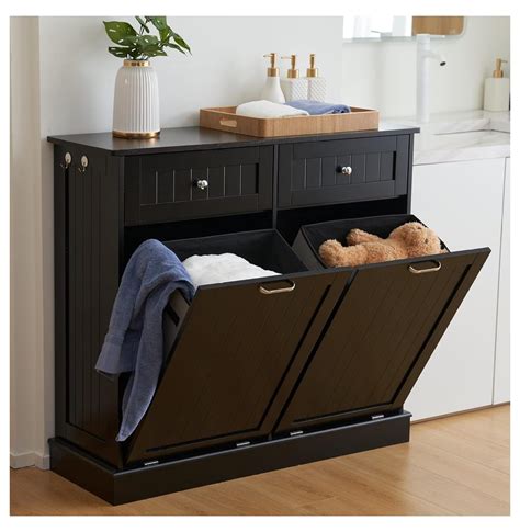 Hamper And Trash Can Set