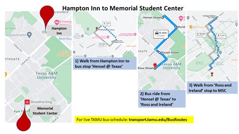 hampton inn google maps