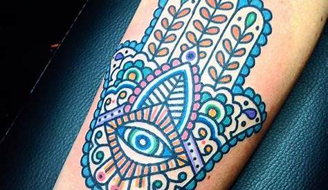 Hamsa Hand Tattoo Color 63 Dainty To Protect Yourself From The