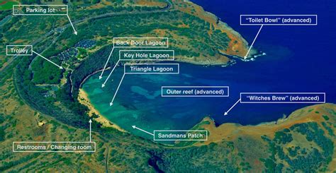 Hanauma Bay Snorkel Map
