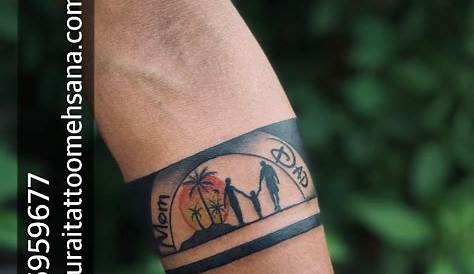 Hand Band Tattoo Price Buy Voorkoms Mom Dad Tribal Two Design In