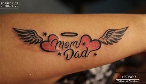 Best Mom Dad Tattoo Designs on Hand for Guys Collection