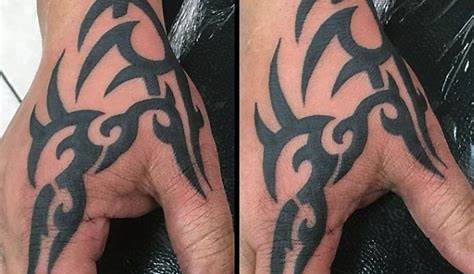 40 Tribal Hand Tattoos For Men Manly Ink Design Ideas