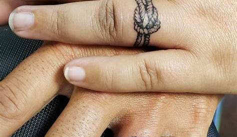 Hand Ring Tattoo Image Fineline Finger . Blurmark