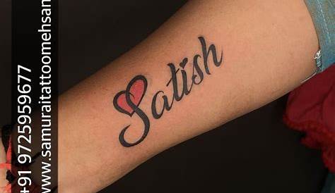 Hand Satish Name Tattoo Images , 30 Brilliant Ideas For Men