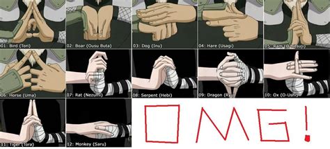 Hand Signs From Naruto
