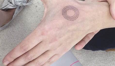 Hand Tattoo Circle Black By Wagner Basei Inked On The Right