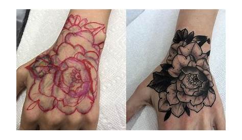 Hand Tattoo Coverups Mandala Cover Up Mandala Flower Coverup
