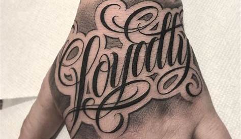 Awesome Inspiration For Lettering Hand Tattoos Tattoodo