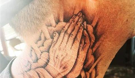 Hand Tattoo On Neck 7+ Praying s Designs, Ideas Design Trends