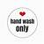 hand wash only tags printable