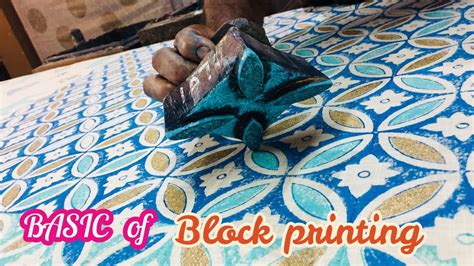 Hand Block Printing Process