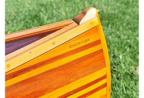 Beautiful hand built wooden Canadian Canoe. in Whitfield, Kent Gumtree