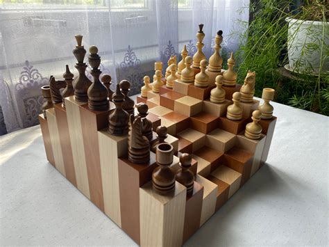 hand crafted chess set