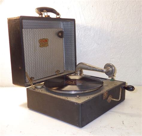 Hand Crank Portable Record Player