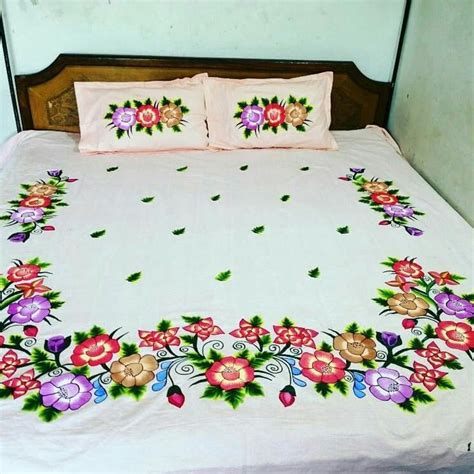 Hand Embroidery Patterns For Bed Sheet