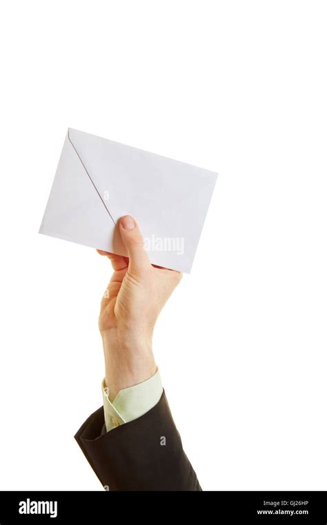Hand Holding Envelope