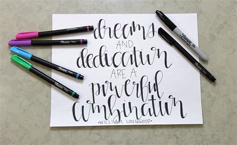 Hand Lettering With Sharpie