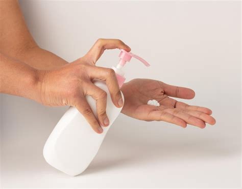 hand lotion pump bottle