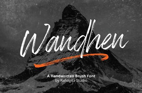 Hand Made Brush Font