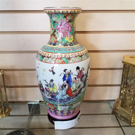 hand painted vase made in china