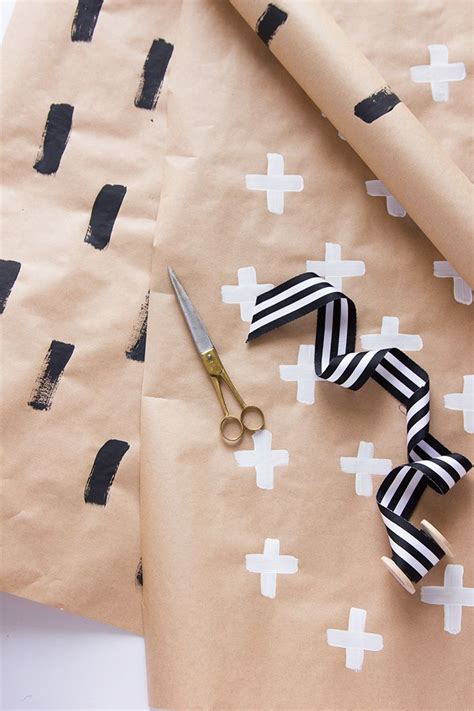 Hand Painted Wrapping Paper