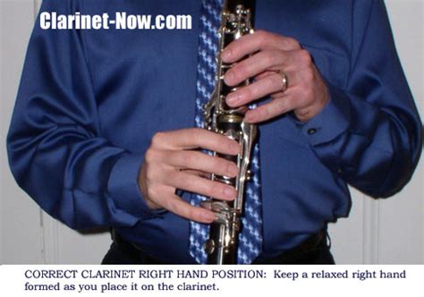 Hand Position For Clarinet