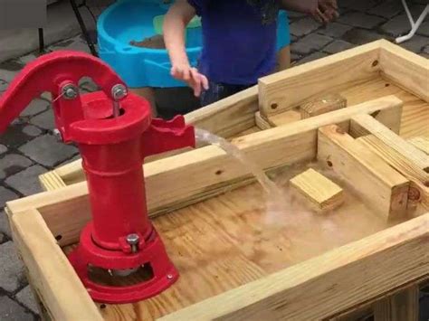 Hand Pump Water Table