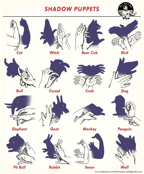 Hand Puppets For Shadow