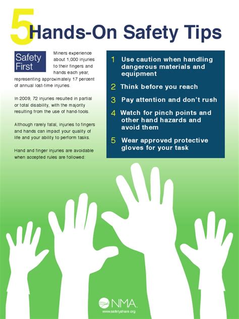 Hand Safety Tips Osha