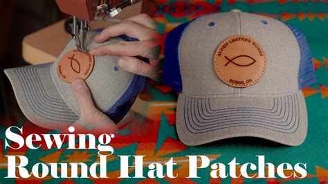 Hand Sewing Patch On Hat