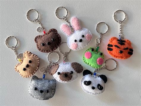 Hand Sewn Felt Keychains